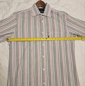 Faconnable Striped Button-Up Shirt Long Sleeve